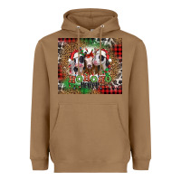 Toasted Coconut ho ho ho heifer Christmas heifers Heavyweight Hoodie - Jasminsmagicworld