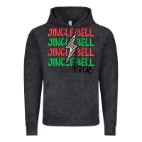 Vintage Black jingle bell rock Vintage Hoodie - MaliasSmallBusiness