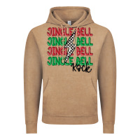 Vintage Coffee jingle bell rock Vintage Hoodie - MaliasSmallBusiness