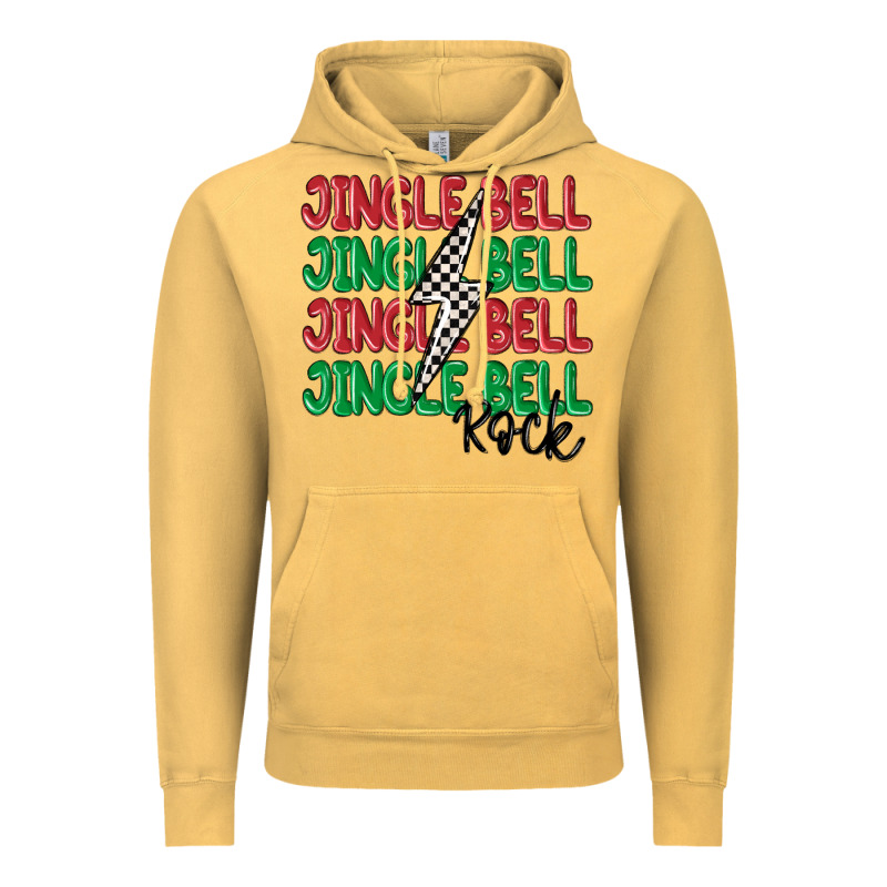 Jingle Bell Rock Vintage Hoodie by MaliasSmallBusiness | Teevron