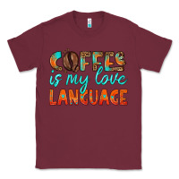 Burgundy coffee is my love language Classic Tee - HRA Design Shop