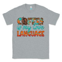 Heather Grey coffee is my love language Classic Tee - HRA Design Shop