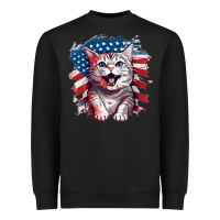 Black cat2 Heavyweight Sweatshirt - Unal Design