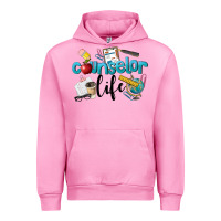 Fuchsia Pink Counselor Life Urban Hoodie - LillyAllenDesigns