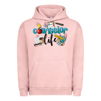 Pigment Salmon Counselor Life Urban Hoodie - LillyAllenDesigns