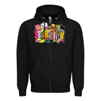 Black school secretary Zipper Hoodie - AdoDesignShop