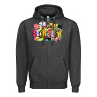 Charcoal Heather school secretary Zipper Hoodie - AdoDesignShop