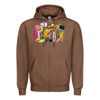 Chestnut school secretary Zipper Hoodie - AdoDesignShop