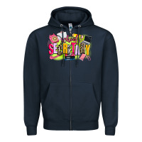 Navy school secretary Zipper Hoodie - AdoDesignShop