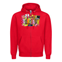 Red school secretary Zipper Hoodie - AdoDesignShop