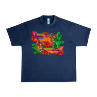 Navy mexico map Urban Heavy Tee - Zillion Design Studio