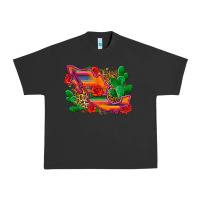 Pigment Black mexico map Urban Heavy Tee - Zillion Design Studio