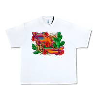 White mexico map Urban Heavy Tee - Zillion Design Studio