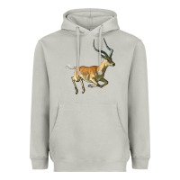 Moon Dust Impala Antelope Illustrations Heavyweight Hoodie - LillyAllenDesigns