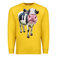 Lemon Cute Holstein Premium Sweatshirt - LillyAllenDesigns