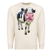 Sandshell Cute Holstein Premium Sweatshirt - LillyAllenDesigns