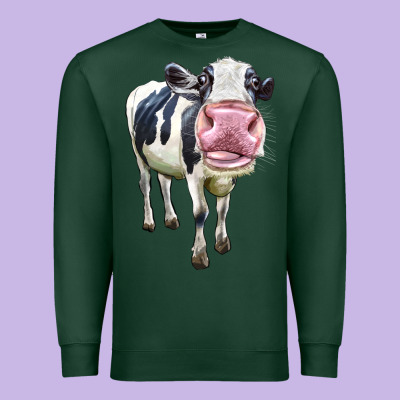 Cute Holstein Premium Sweatshirt Designed By Lillyallendesigns