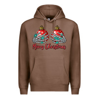 Chestnut merry christmas Premium Hoodie - MaliasSmallBusiness