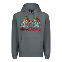 Rock merry christmas Premium Hoodie - MaliasSmallBusiness