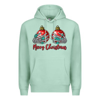 Seafoam merry christmas Premium Hoodie - MaliasSmallBusiness