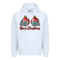 White merry christmas Premium Hoodie - MaliasSmallBusiness