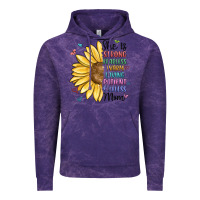 Cloud Purple she is strong fearless warm loving mom Vintage Hoodie - MaliasSmallBusiness