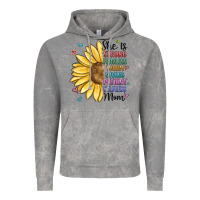 Cloud Rock she is strong fearless warm loving mom Vintage Hoodie - MaliasSmallBusiness