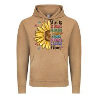 Vintage Camel she is strong fearless warm loving mom Vintage Hoodie - MaliasSmallBusiness