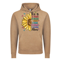 Vintage Coffee she is strong fearless warm loving mom Vintage Hoodie - MaliasSmallBusiness