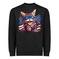 Black cat4 Heavyweight Sweatshirt - Unal Design