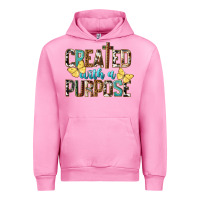 Fuchsia Pink Created With A Purpose Urban Hoodie - LillyAllenDesigns