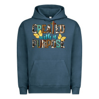 Pigment Midnight Navy Created With A Purpose Urban Hoodie - LillyAllenDesigns