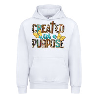 White Created With A Purpose Urban Hoodie - LillyAllenDesigns