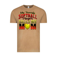 Vintage Camel my favorite softball player calls me mom Vintage Tee - Zillion Design Studio