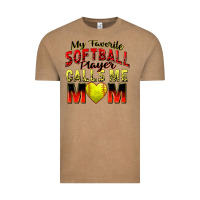 Vintage Coffee my favorite softball player calls me mom Vintage Tee - Zillion Design Studio