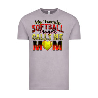 Vintage Zinc my favorite softball player calls me mom Vintage Tee - Zillion Design Studio