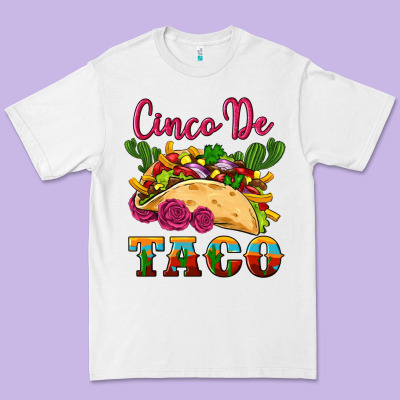 Cinco De Taco Premium Tee Designed By Artiststas