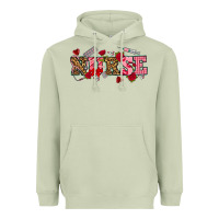 Matcha valentines day nurse Heavyweight Hoodie - NancyCooperArtShop