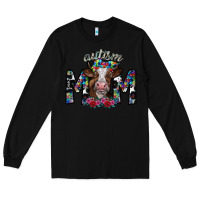 Black autism mom 2 Long Sleeve Tee - SublimationCraftShop