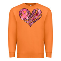 Carrot breast cancer awareness heart Premium Sweatshirt - Jasminsmagicworld