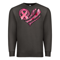 Smoke breast cancer awareness heart Premium Sweatshirt - Jasminsmagicworld