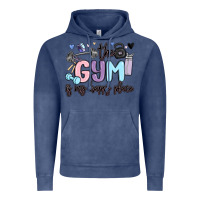 Vintage Denim the gym is my happy place Vintage Hoodie - MaliasSmallBusiness