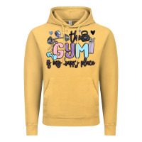 Vintage Mustard the gym is my happy place Vintage Hoodie - MaliasSmallBusiness