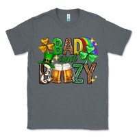 Charcoal Heather Bad and boozy st. patricks day Classic Tee - Neo Western