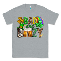 Heather Grey Bad and boozy st. patricks day Classic Tee - Neo Western