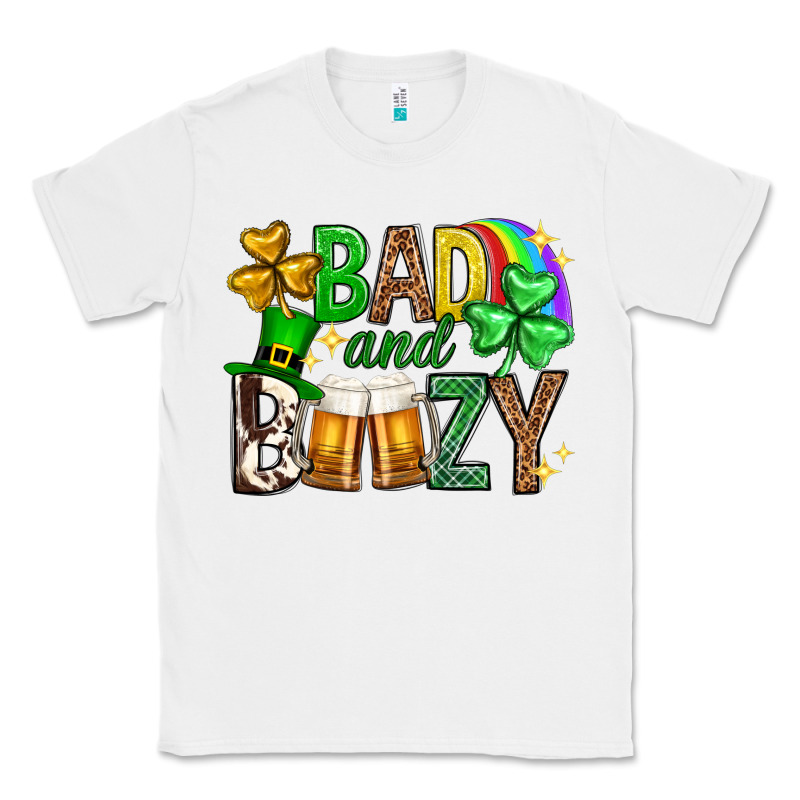 Bad And Boozy St. Patricks Day Classic Tee by Neo Western | Teevron