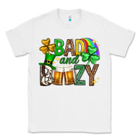 White Bad and boozy st. patricks day Classic Tee - Neo Western