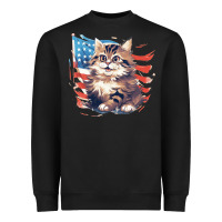 Black cat3 Heavyweight Sweatshirt - Unal Design