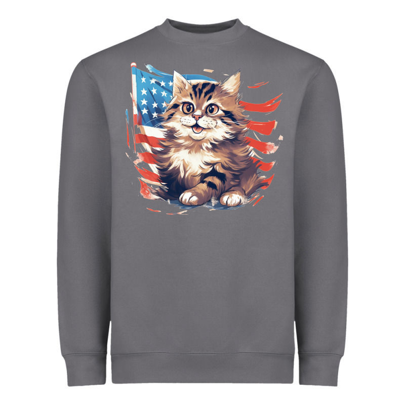Cat3 Heavyweight Sweatshirt by Unal Design | Teevron