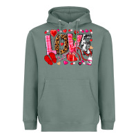Sage valentines day love nurse Heavyweight Hoodie - NancyCooperArtShop